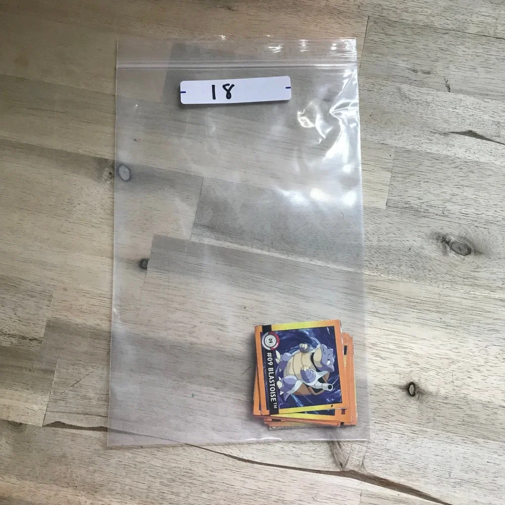 Vintage 1999 PokemonArtbox Stickers Lot of 17 Blastoise Arcanine Ash Holographic
